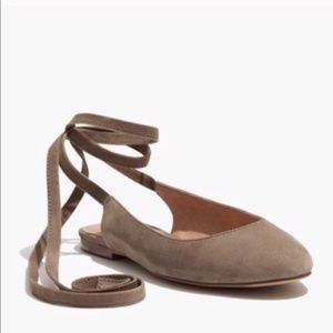 Madewell April Ankle Wrap Ballet Flats